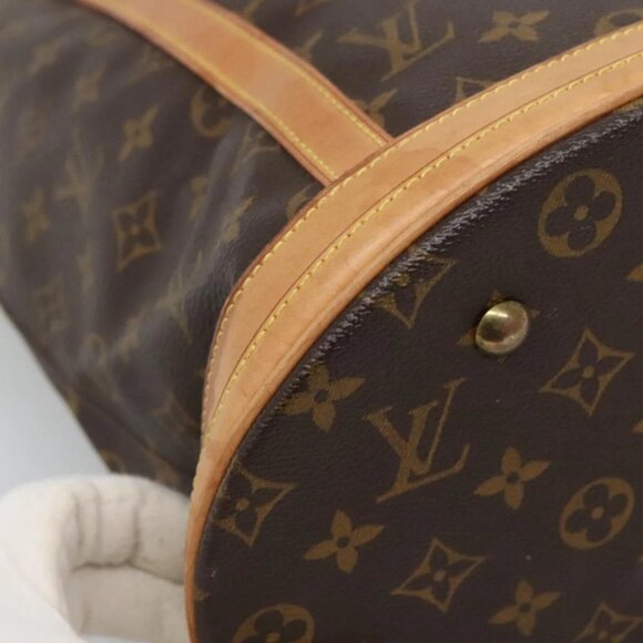 LOUIS VUITTON Monogram Bucket GM Shoulder Bag M42236 LV Auth 136660 - Picture 5 of 16